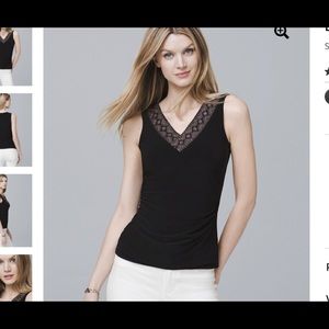 White House Black Market Classy Sleeveless Shirt